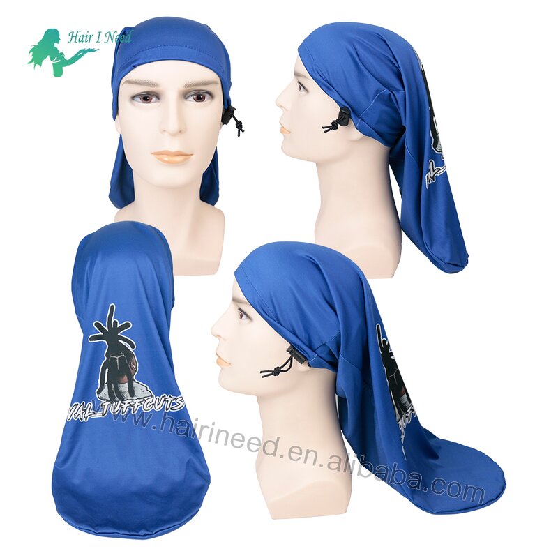 Dread Loc Cap - Designer Long Braid Full Cover Hair Night Sleep with Drawstring