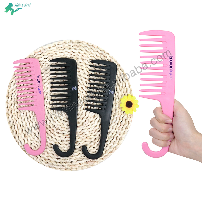 Wide Tooth Combs - Wholesale Custom Logo Detangling for Wigs Wet Curly Hair