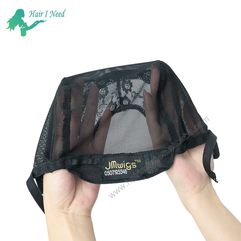 Wig Cap - Popular Glueless Full Lace Weaving Ventilated Adjustable Strap Mesh