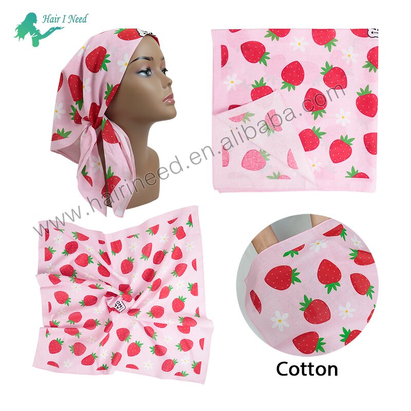 Cycling Headwear - Wholesale Custom Silk Head Scarves Magic Wrap Square Bandana