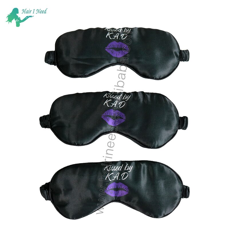 Satin Eye Mask - Wholesale Custom Logo Soft Breathable Blackout Sleep for Women Men