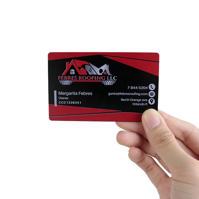 Metal Business Cards - Custom Luxury CR80 Size for Laser Engraving