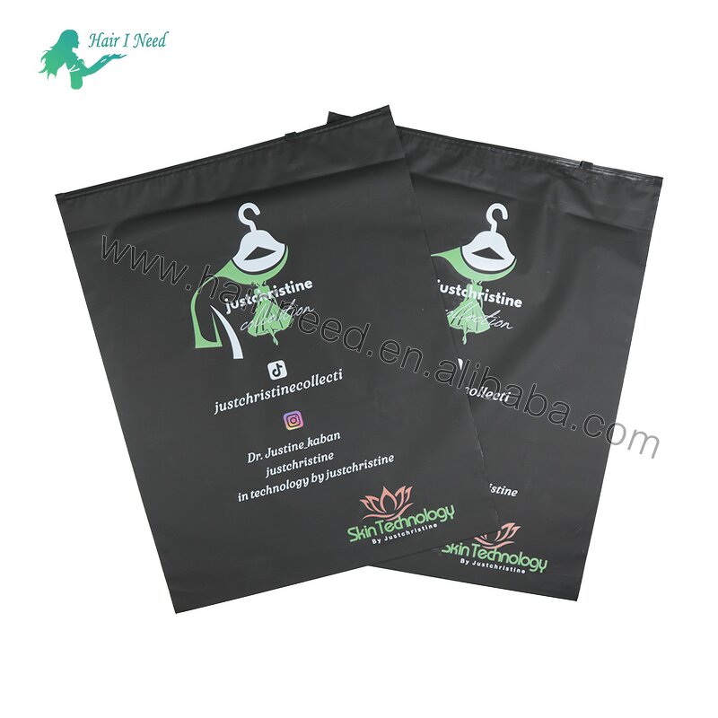 Zip Bag - Custom Logo Clothes CPE Matte Red Frosted Zipper for Clothing