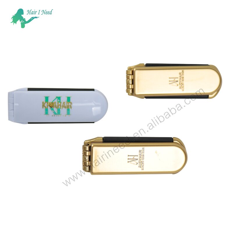 Hair Brush - Portable Private Label Mini Mirror with Logo Small for Girls