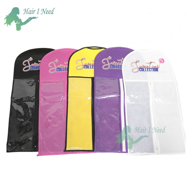 Non-Woven Cover Bags - Custom Logo Eco-Friendly Reusable Zipper Hanging
