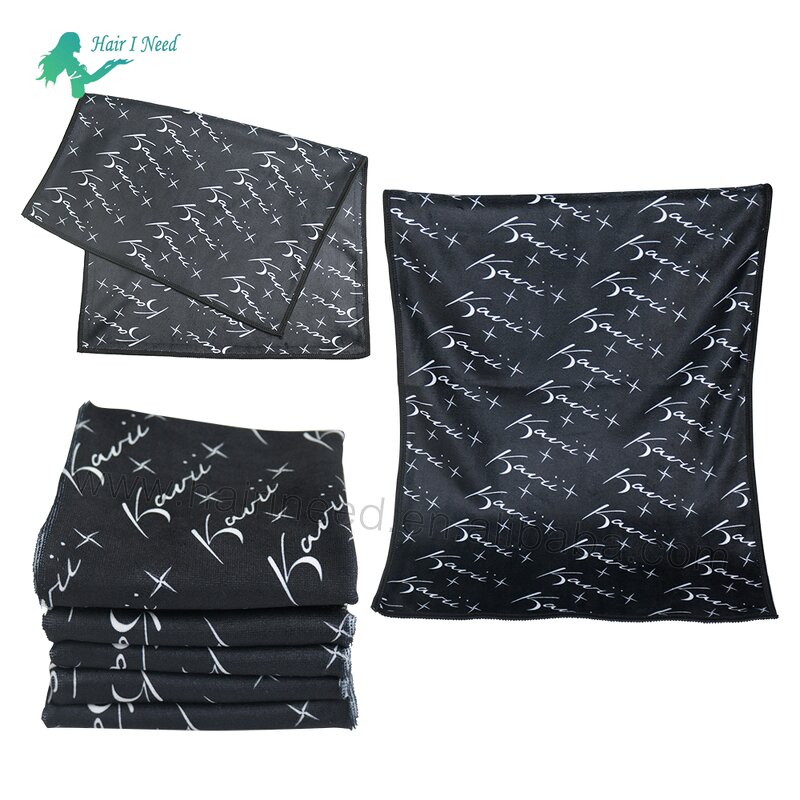 Towel - Custom Design Logo Printed Bamboo Fiber Microfiber for Salon Gym Quick Drying