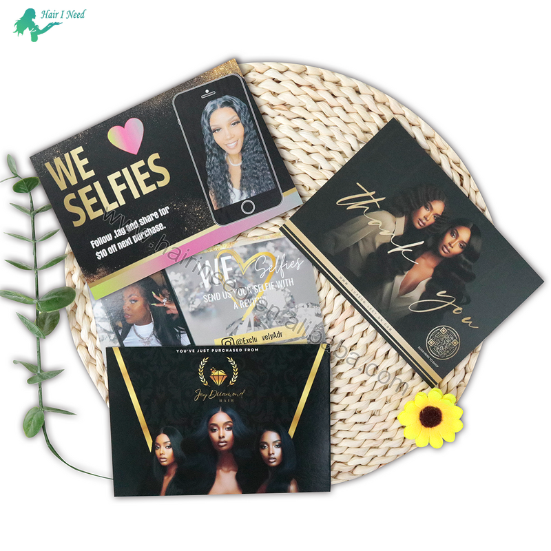 Thank You Card - Custom Product Feedback Gift Greeting for Small Business