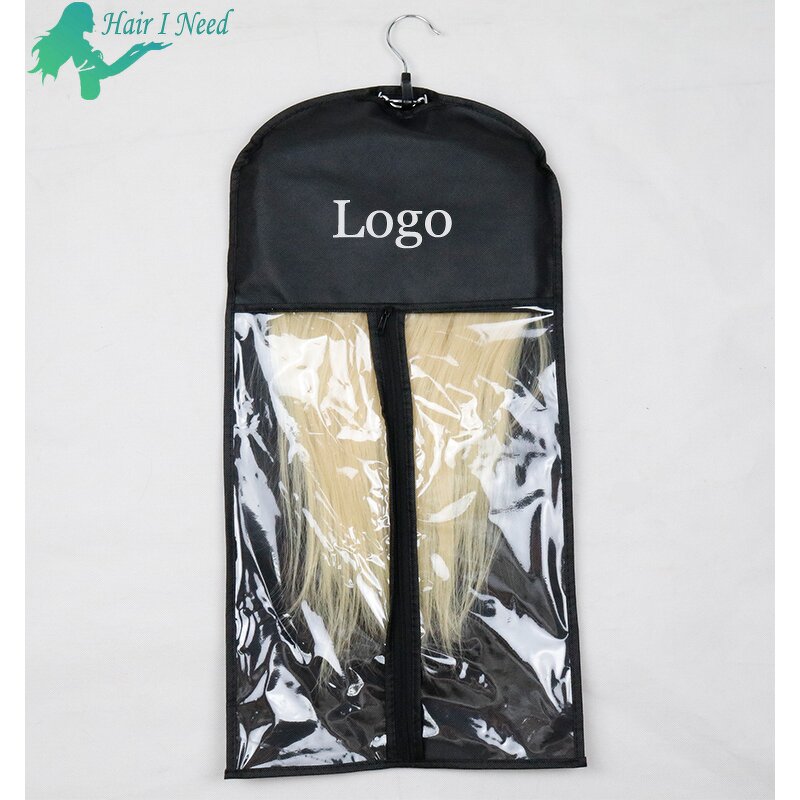 Hair Extensions Carrier - Storage Suit Case Zipper Bag and Hanger Human Hair