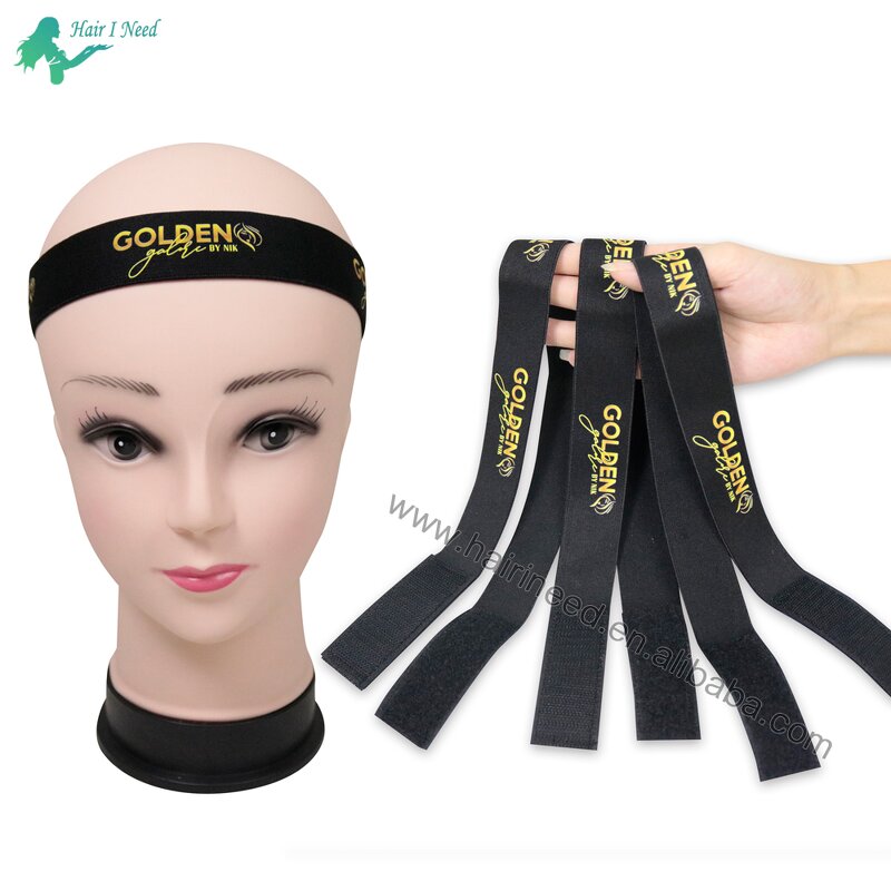 Wig Elastic Band - Customized Logo Edge Lace Melting Adjustable for Hair Extension