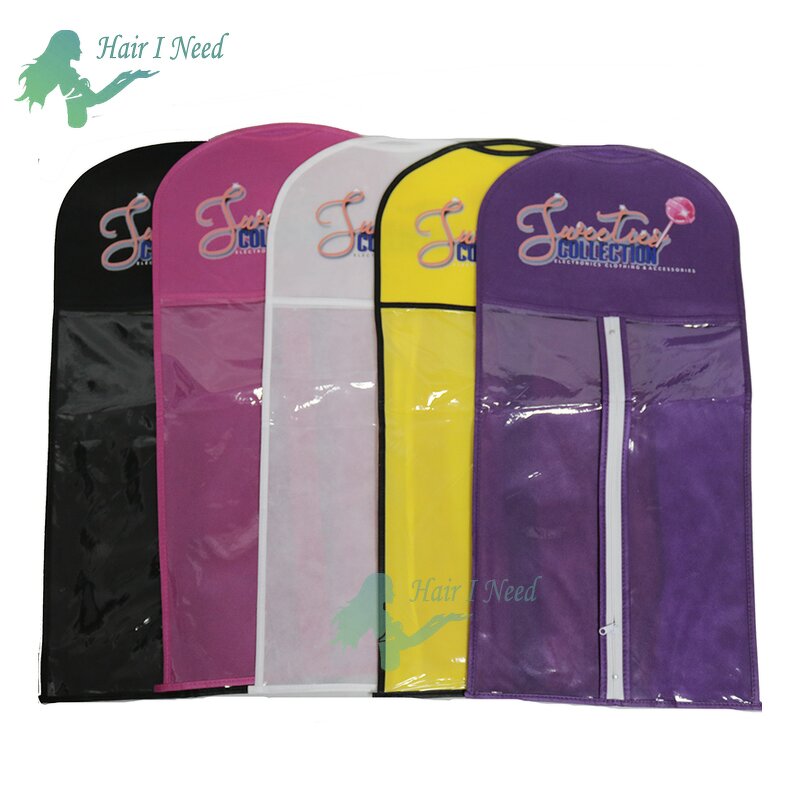 Non-Woven Cover Bags - Custom Logo Eco-Friendly Reusable Zipper Hanging