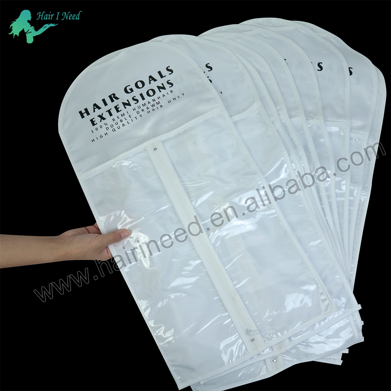 Satin Suit Case Bag - Custom with Hanger for Wig Storage Hair Extensions