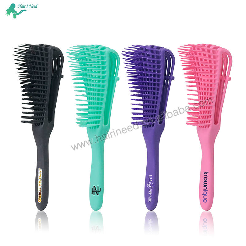 Detangling Brush - Wet with Custom Logo Octopus Hollow for Curly Hair