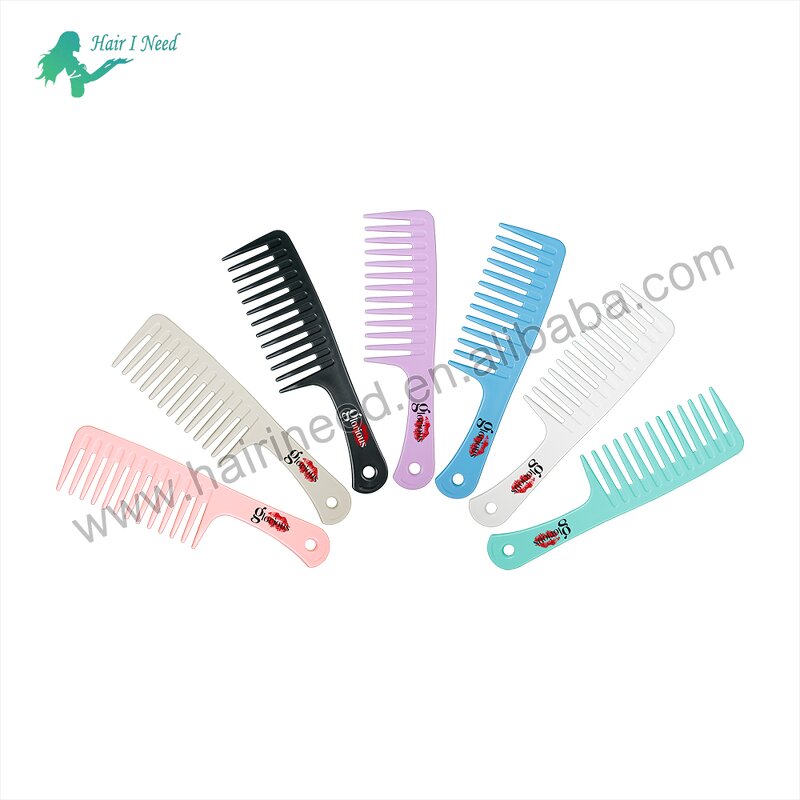 Hair Comb - Custom Logo Salon Women Styling Durable Large Wide Tooth