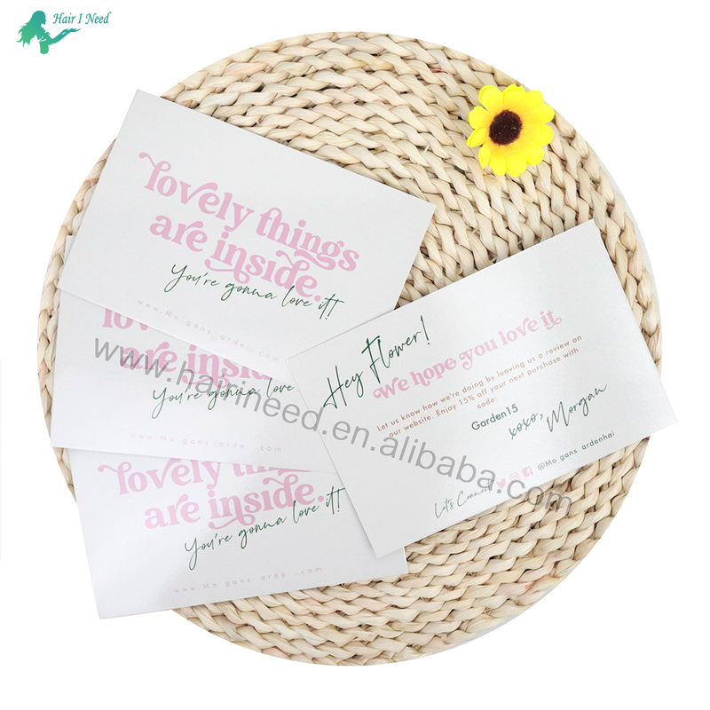 Thank You Card - Custom Product Feedback Gift Greeting for Small Business