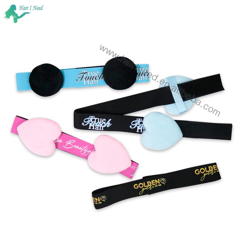 Wig Melting Band - Custom Logo Adjustable with Ear Puffs Lace Frontal Ear Covers