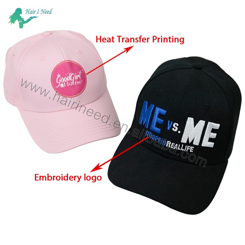 Baseball Cap - Custom Heat Transfer Embroidered Washed Cotton Outdoor Trucker