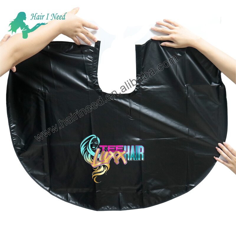 Hair Cut Shawl - LOW MOQ Custom Waterproof PVC Cape for Hairdressing Salon