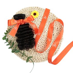 Satin Ribbon - Custom Printing Gold Foil Silk Screen Printed Gift Hair Bow Roll