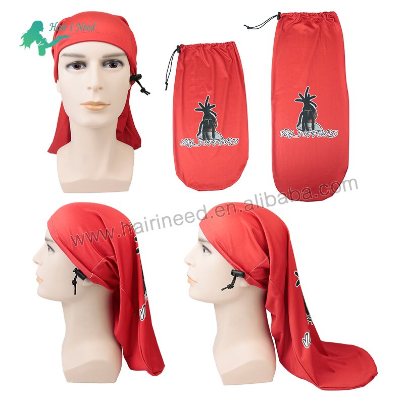 Dread Loc Cap - Designer Long Braid Full Cover Hair Night Sleep with Drawstring