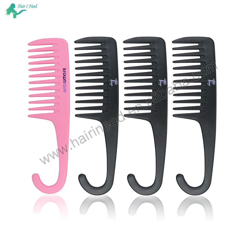 Wide Tooth Combs - Wholesale Custom Logo Detangling for Wigs Wet Curly Hair