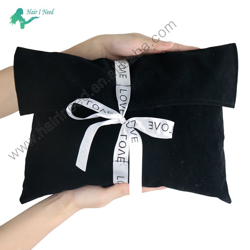 Dust Bag - Custom Logo Suede Flap Gift Velvet with Ribbon Print Silk Lining