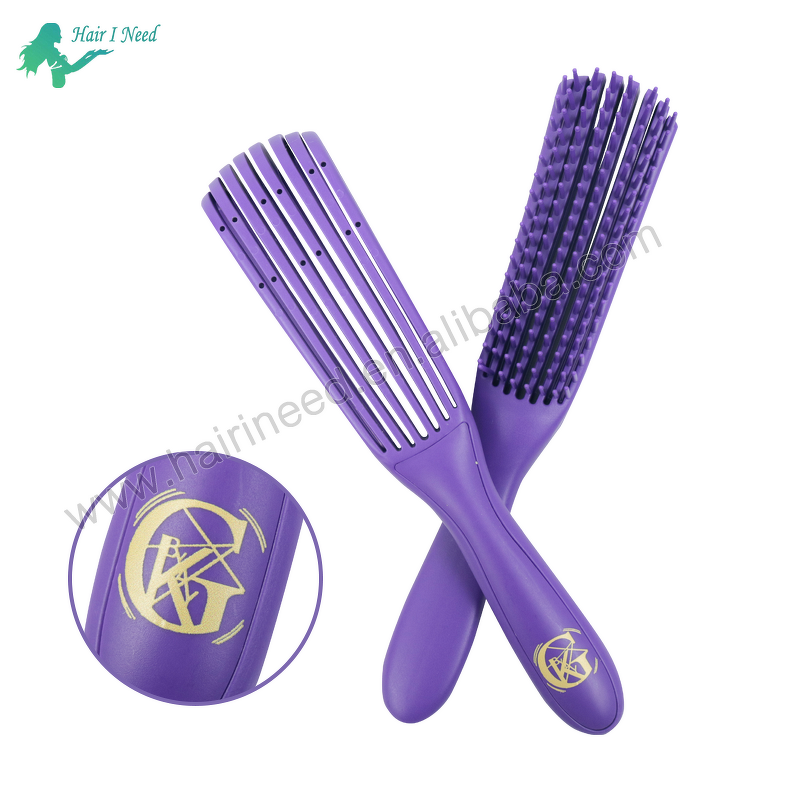 Detangling Brush - Wet with Custom Logo Octopus Hollow for Curly Hair