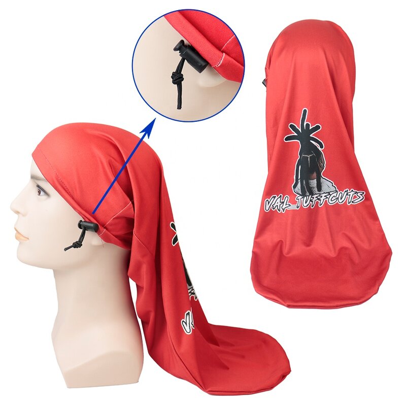 Dreadlocks Cap - Adjustable Customized Logo Printed for Men Women Long Bonnet