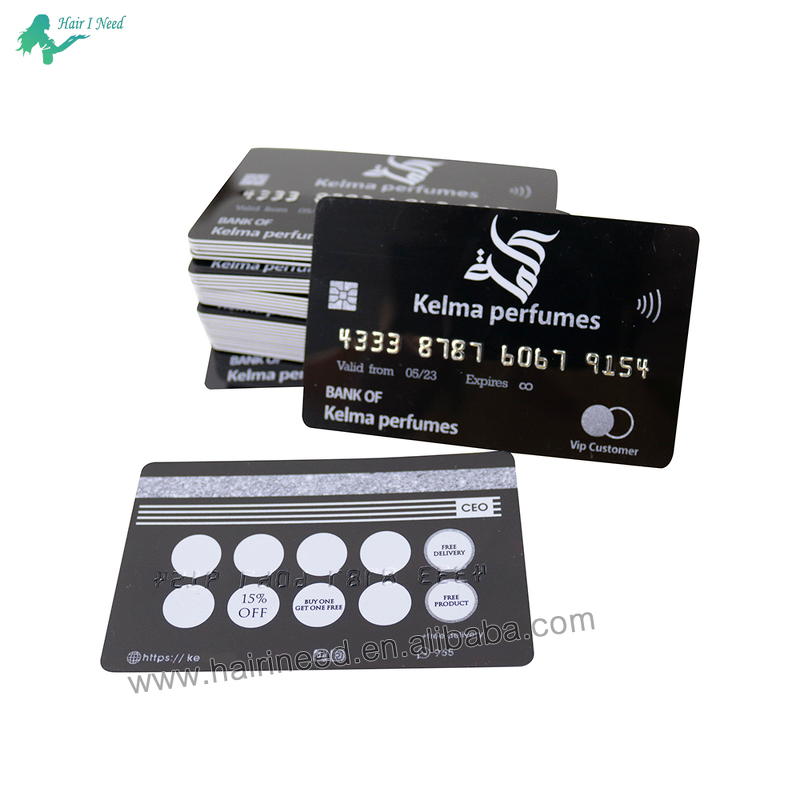 PVC Plastic Business Cards - High Quality Discount Card Embossed Foil Pop up