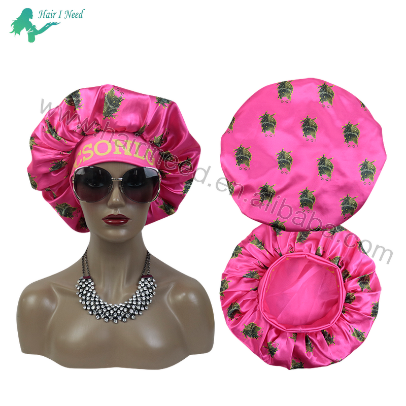 Sleep Satin Bonnet - Custom Logo Design Women Hair Care Wide Elastic Headband