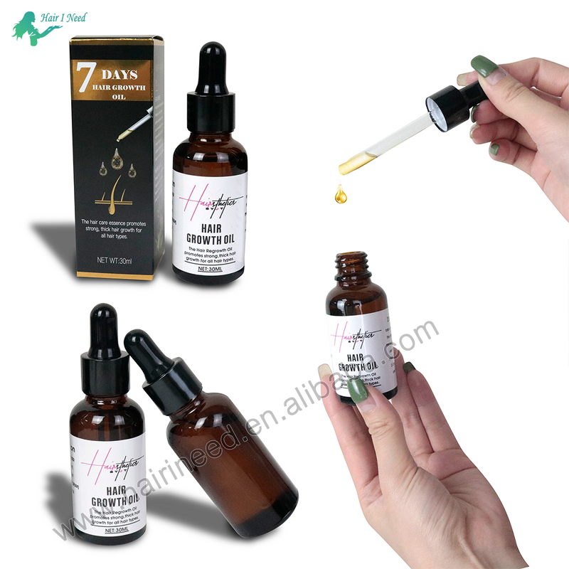 Glass Dropper Bottle - Custom Logo Label Black Oil for Men's Beard Care Packaging