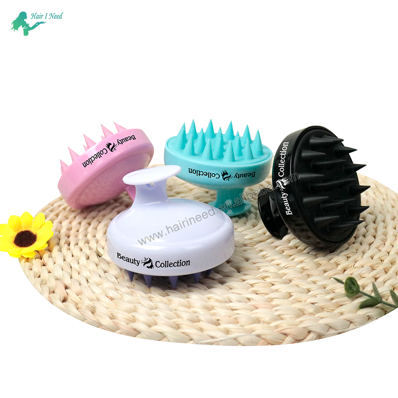 Scalp Massage Comb - Silicone Head Shampoo Brush for Hair Washing Body Massage