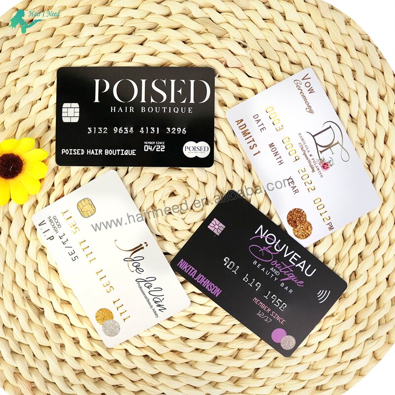 PVC Plastic Card - Custom Logo Waterproof Luxury Business Gift Cards