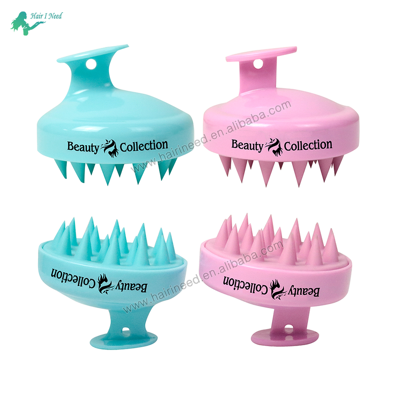 Scalp Massage Comb - Silicone Head Shampoo Brush for Hair Washing Body Massage