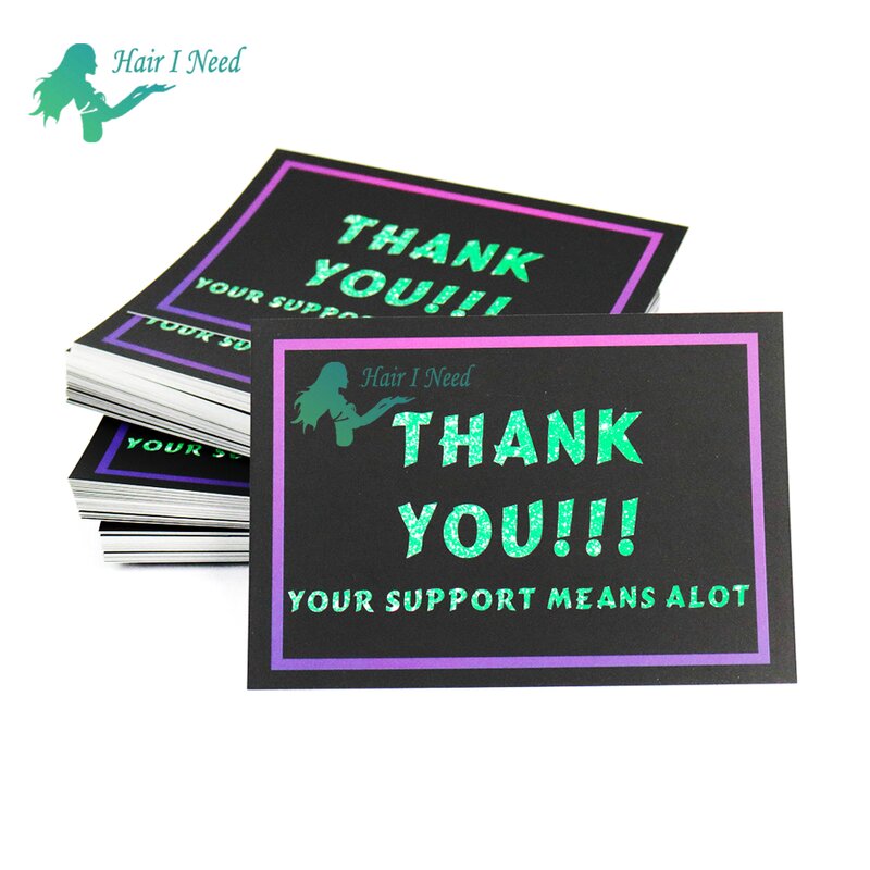 Greeting Card - Custom Logo Printing Business Thank You for Small Business
