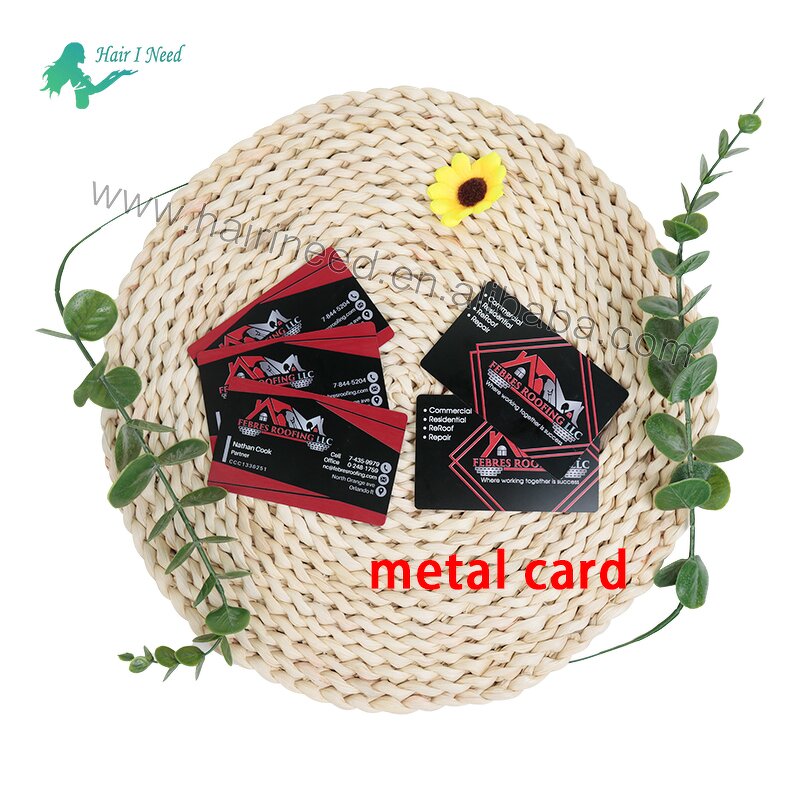 Metal Business Cards - Custom Luxury CR80 Size for Laser Engraving