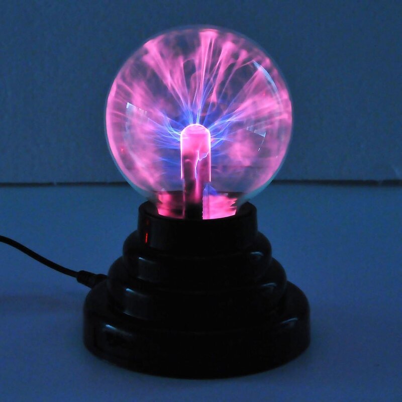 Purple Plasma Ball - Touch & Sound Sensitive Plasma Globe