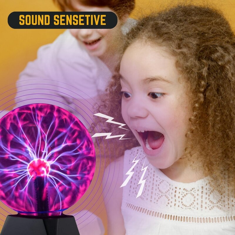 Plasma Ball Light Lamp - Static Electricity Globe Electric Lightning Ball