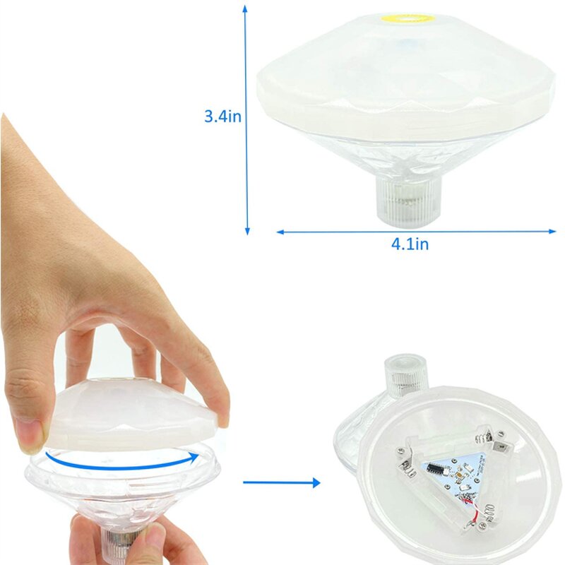 Swimming Pool Lights - Pool Accessories with 8 Modes for Disco Pool Party