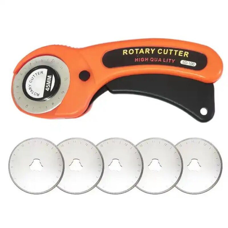 45mm Rotary Cutter for Fabric - with Safety Locker