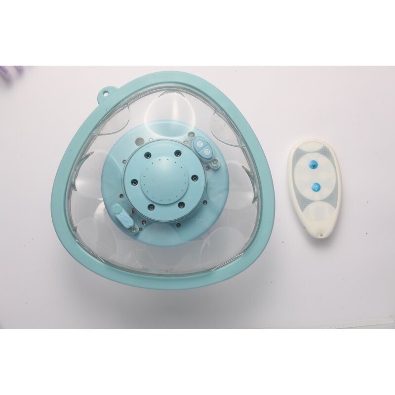 Waterproof Water Pump Floating Pool Fountain - with Lights for Bird Bath