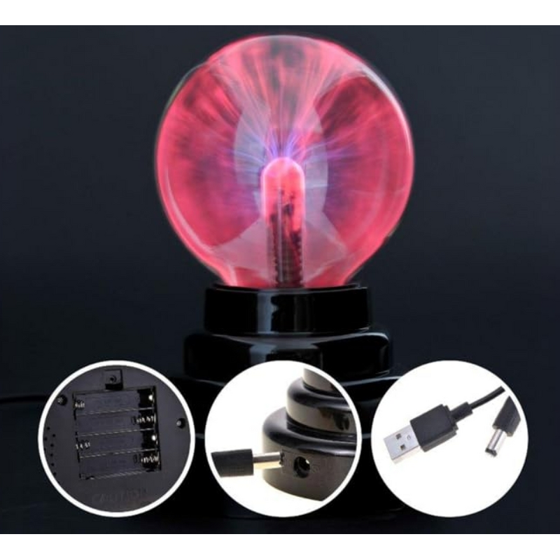 Plasma Globe Touch & Sound Sensitive - Plasma Ball Lamp Electric Ball