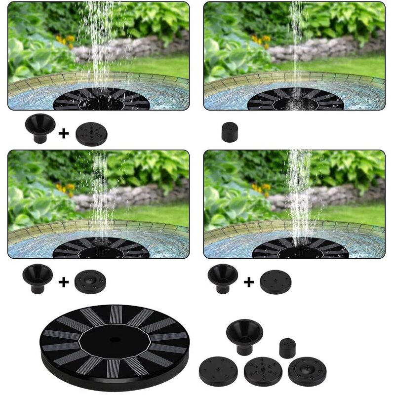 Fountain for Solar in Garden - Solar Powered Garden Water