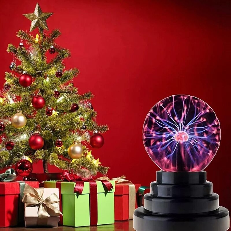 Touch and Sound Activated Lightning Globe - Magical Interactive Mood Setting