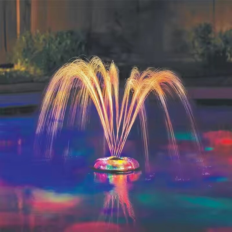Waterproof Optical Lamp LED Outdoor Garden Lawn Decor - Water Pump Fountain