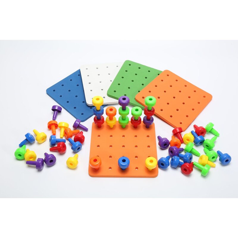 Montessori Sensory Pegboard Set - Develop Sensory Play Occupational Therapy