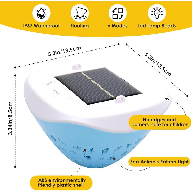 Solar Hanging Garden Lights - Solar Rechargeable Bathroom Light Multifunctional