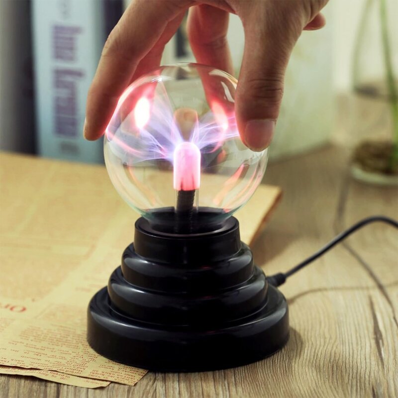 Plasma Globe Touch & Sound Sensitive - Plasma Ball Lamp Electric Ball