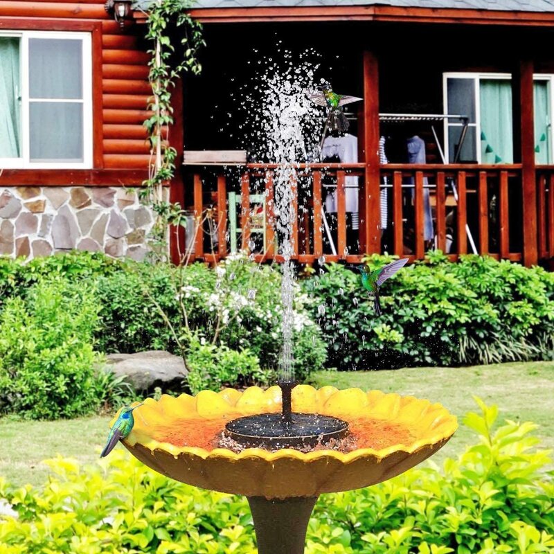 Fountain for Solar in Garden - Solar Powered Garden Water