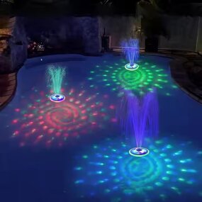 Waterproof Optical Lamp LED Outdoor Garden Lawn Decor - Water Pump Fountain