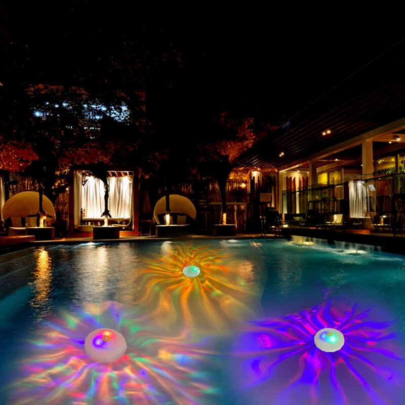 Bathtub Lights - Colorful Outdoor Lighting Floating LED Swimming Pool Lights